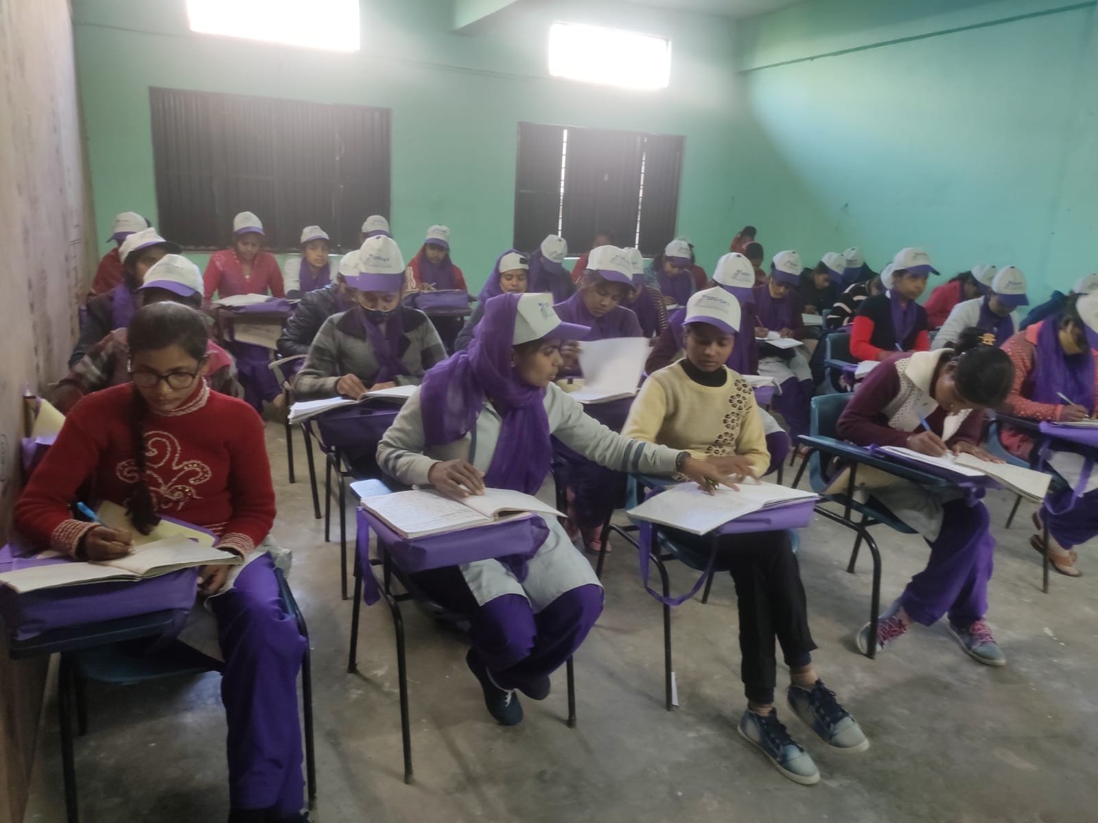 DDU-GKY Fashion Designing training classroom