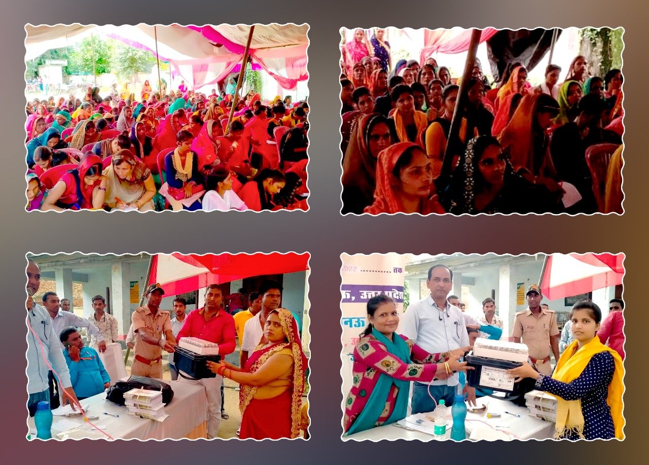 Women attending the FTK Women Water Testing training programme.